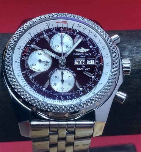 breitling for bentley burgandy|real breitling bentley watch.